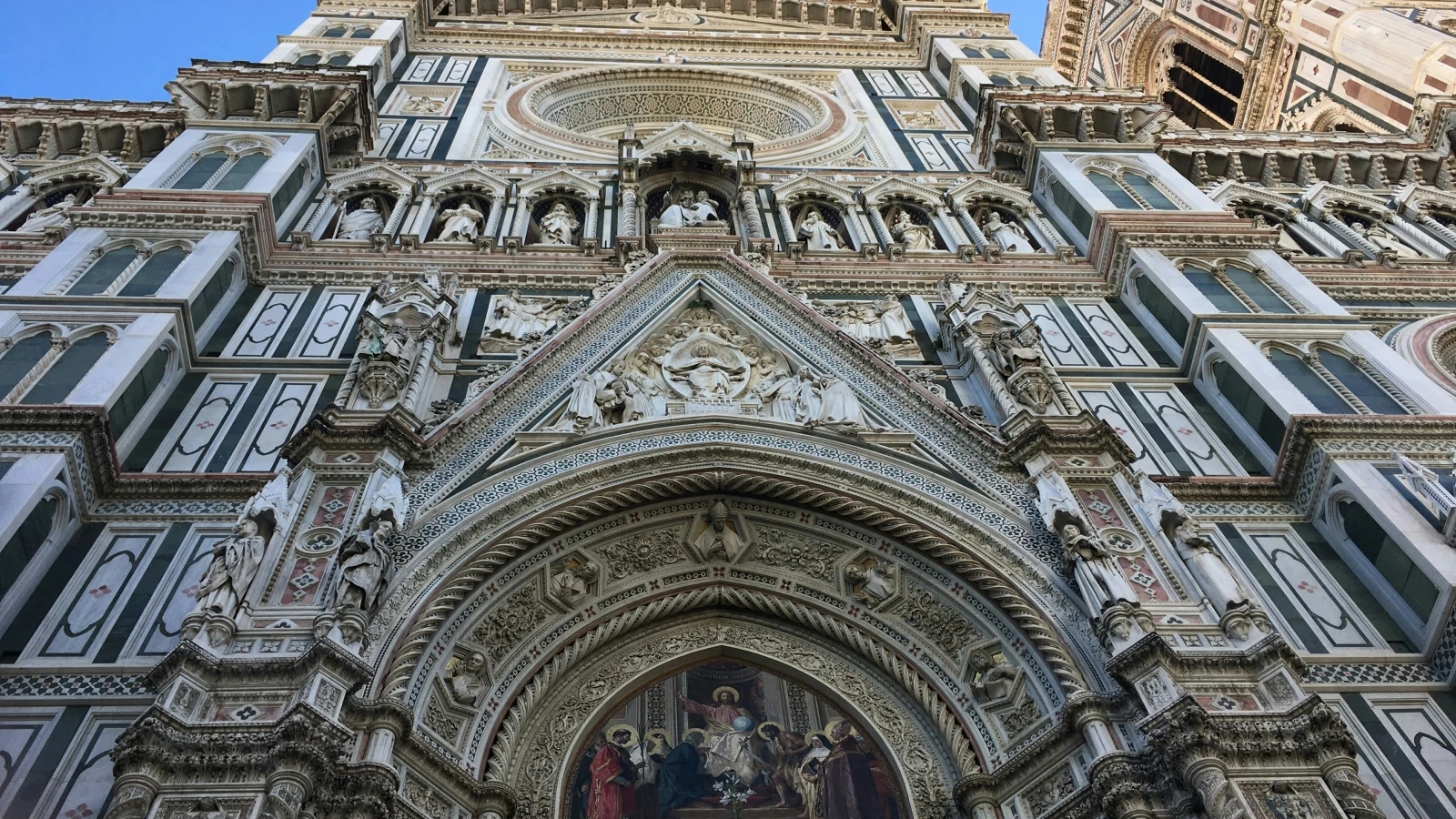 low angle photography of Duomo di Santa Maria church in Napoli under clear sky